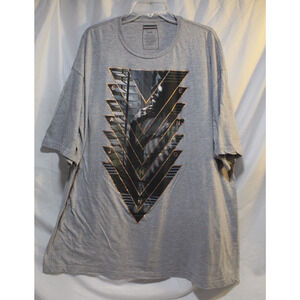 Sean John Men's 3XL Gray Graphic T-shirt Crewneck SS Lady Y2K 90's LOGO